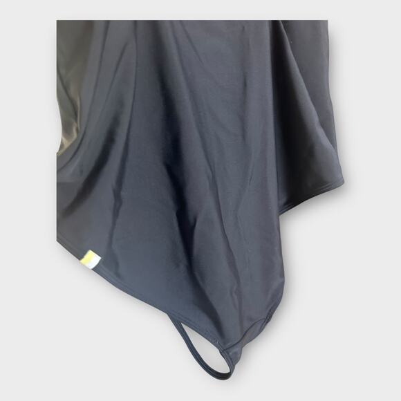 Summersalt Black and Brown One Piece Swimsuit V-Neck Color Block - Picture 5 of 9